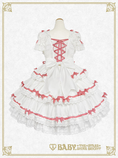 [Pre-order] Flancesca Ribbon Jumper Skirt
