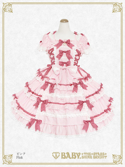 [Pre-order] Flancesca Ribbon Jumper Skirt