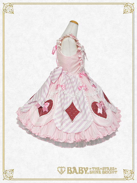 Heart♡Bunny Parade ストライプジャンパースカート
