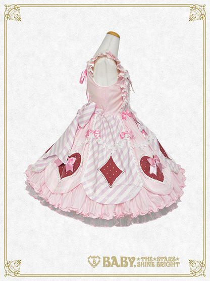 Heart♡Bunny Parade ストライプジャンパースカート