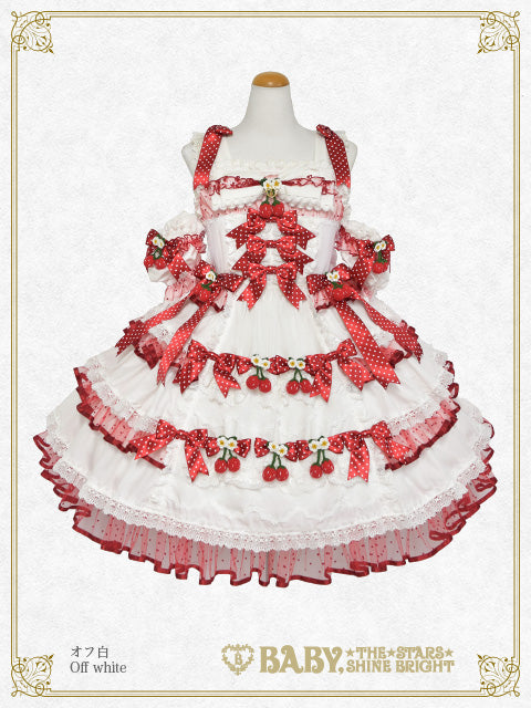 [Pre-order] Doki Doki♡Heart fluttering Princess Strawberry Jumper Skirt