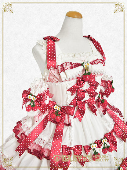 [Pre-order] Doki Doki♡Heart fluttering Princess Strawberry Jumper Skirt