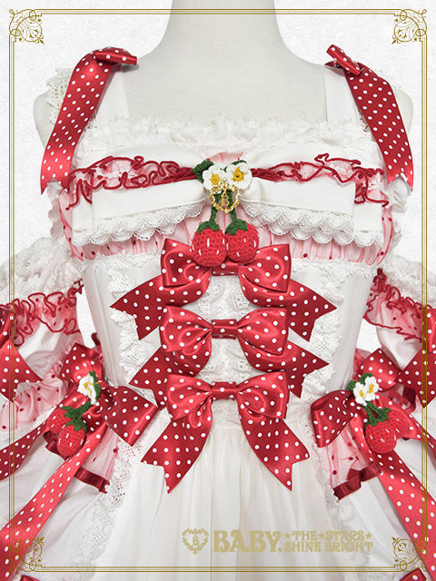 [Pre-order] Doki Doki♡Heart fluttering Princess Strawberry Jumper Skirt