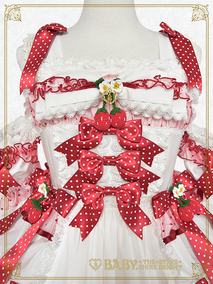 [Pre-order] Doki Doki♡Heart fluttering Princess Strawberry Jumper Skirt