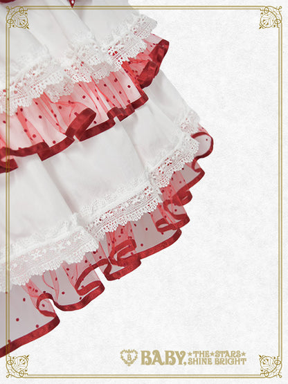 [Pre-order] Doki Doki♡Heart fluttering Princess Strawberry Jumper Skirt