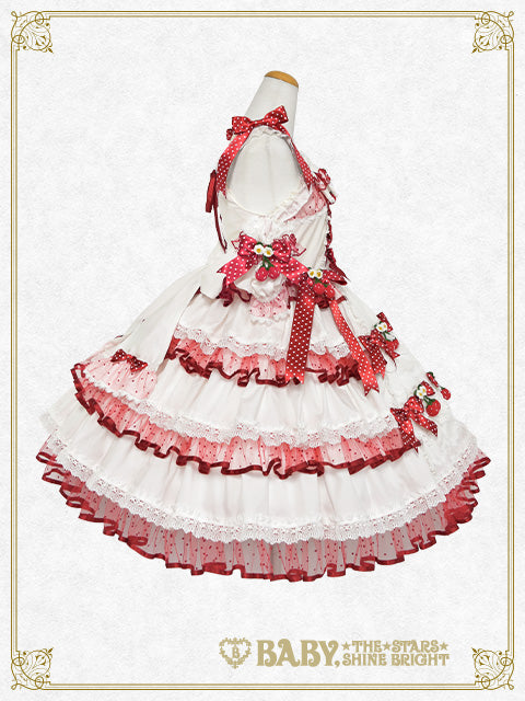 [Pre-order] Doki Doki♡Heart fluttering Princess Strawberry Jumper Skirt