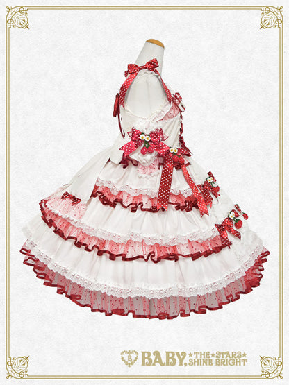 [Pre-order] Doki Doki♡Heart fluttering Princess Strawberry Jumper Skirt