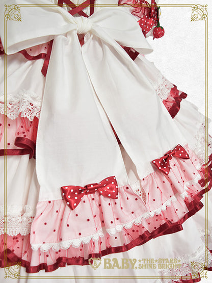 [Pre-order] Doki Doki♡Heart fluttering Princess Strawberry Jumper Skirt