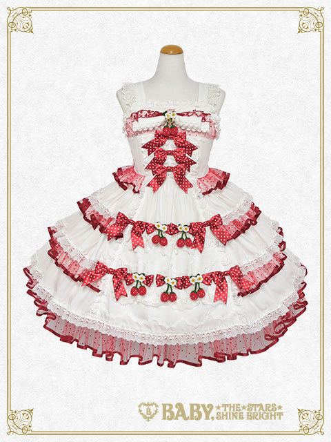 [Pre-order] Doki Doki♡Heart fluttering Princess Strawberry Jumper Skirt