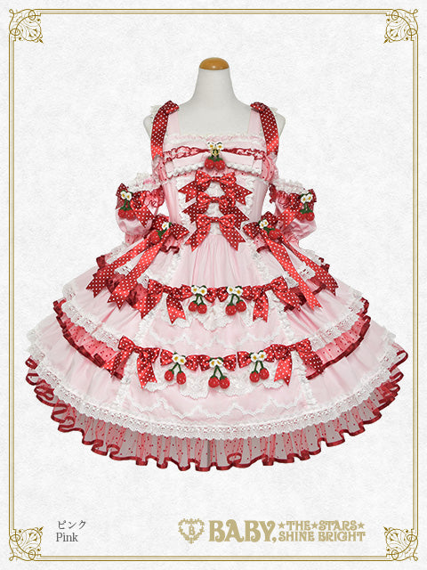 [Pre-order] Doki Doki♡Heart fluttering Princess Strawberry Jumper Skirt