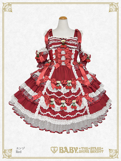 [Pre-order] Doki Doki♡Heart fluttering Princess Strawberry Jumper Skirt