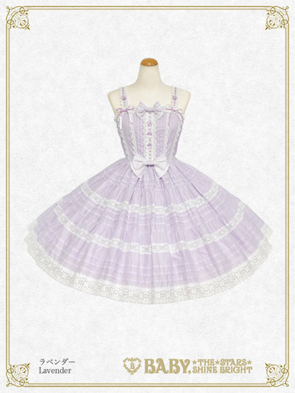 [Pre-order] Cheryl Lacy Jumper Skirt
