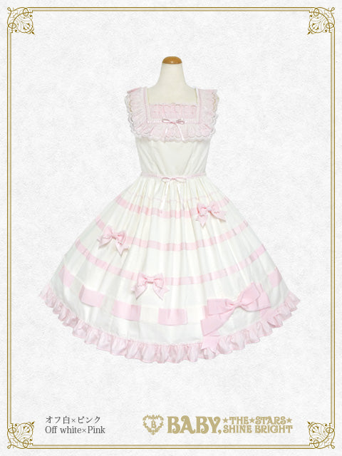 【予約】Fallin’ Ribbonジャンパースカート
