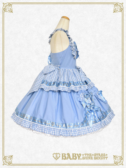 【予約】Best Wishes Hearty Gingham ジャンパースカート