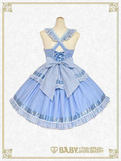 美品☆ピンクハウス　ジャンパースカート　パッチワーク　ベア　ロング　ロゴ　ハート 予約】Best Wishes Hearty Gingham ジャンパースカート – BABY, THE