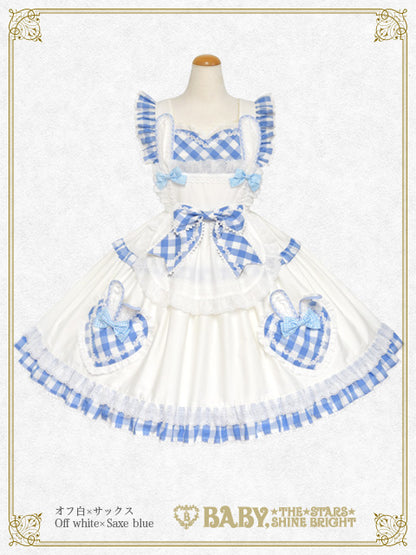 【予約】Alice Meets the White Rabbit ジャンパースカート