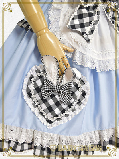 【予約】Alice Meets the White Rabbit ジャンパースカート