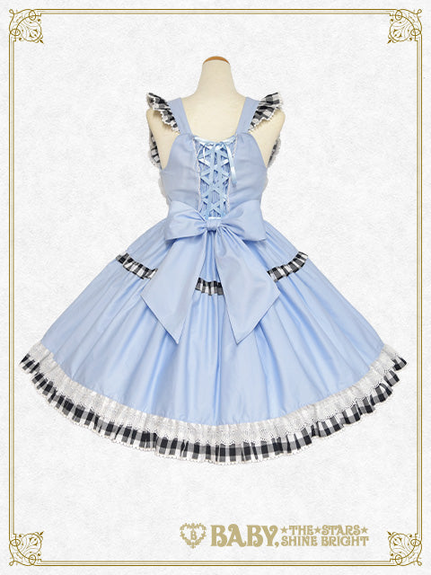 【予約】Alice Meets the White Rabbit ジャンパースカート
