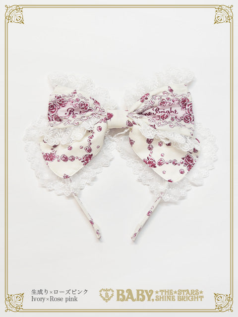 【予約】Cinderella〜きらめく魔法の舞踏会〜柄カチューシャ