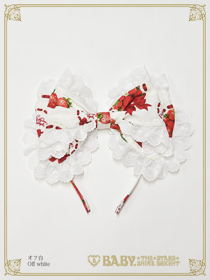 [Pre-order] Love’s Strawberry Afternoon Tea Head bow
