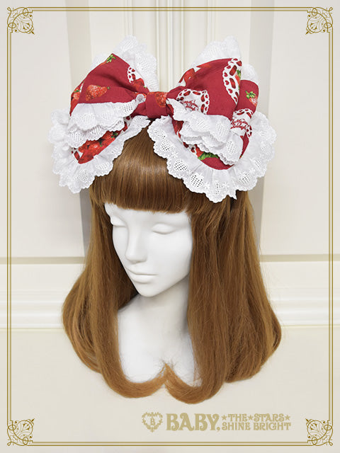 Love's Strawberry Afternoon Tea柄 カチューシャ – BABY, THE STARS