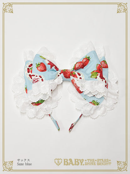 [Pre-order] Love’s Strawberry Afternoon Tea Head bow