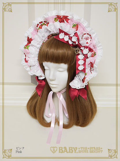 [Pre-order] Love’s Strawberry Afternoon Tea Bonnet