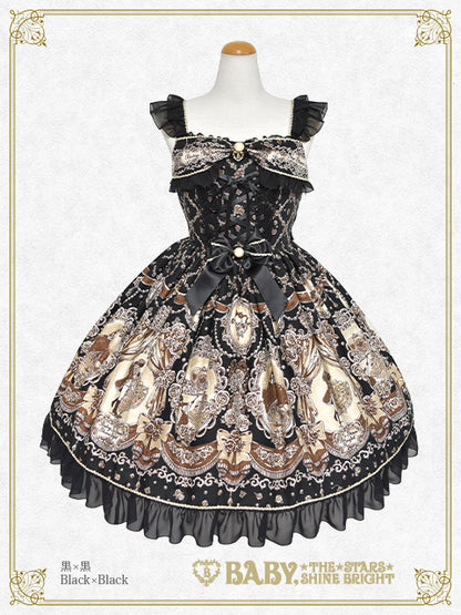 【予約】Cinderella〜きらめく魔法の舞踏会〜柄ジャンパースカートI