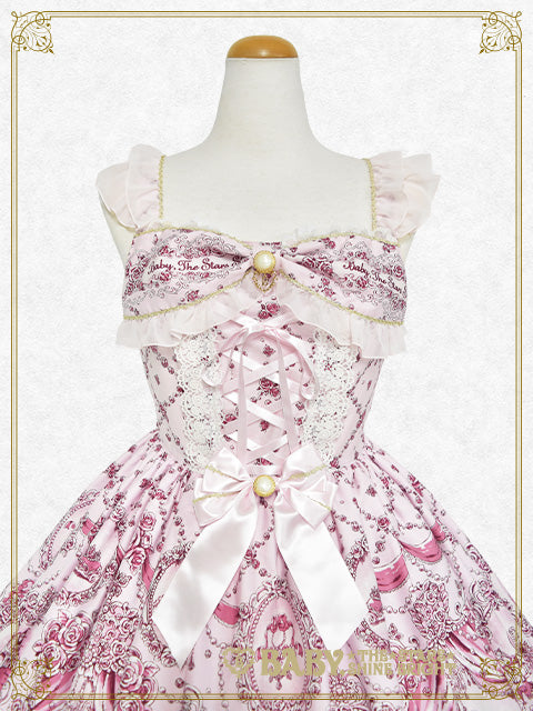 【予約】Cinderella〜きらめく魔法の舞踏会〜柄ジャンパースカートI