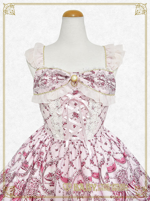 【予約】Cinderella〜きらめく魔法の舞踏会〜柄ジャンパースカートI