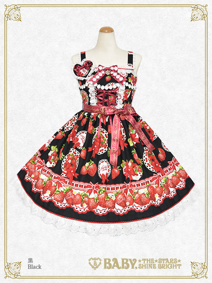 [Pre-order] Love’s Strawberry Afternoon Tea Jumper Skirt I