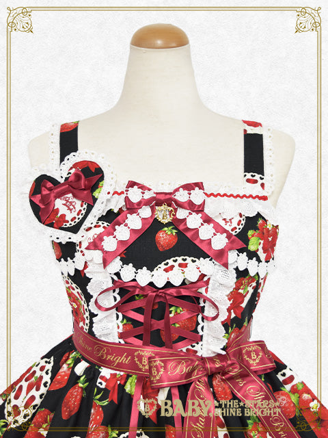 [Pre-order] Love’s Strawberry Afternoon Tea Jumper Skirt I