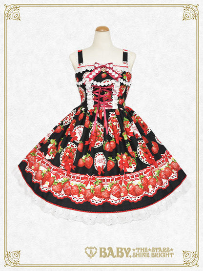 [Pre-order] Love’s Strawberry Afternoon Tea Jumper Skirt I