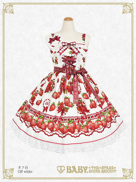 [Pre-order] Love’s Strawberry Afternoon Tea Jumper Skirt I