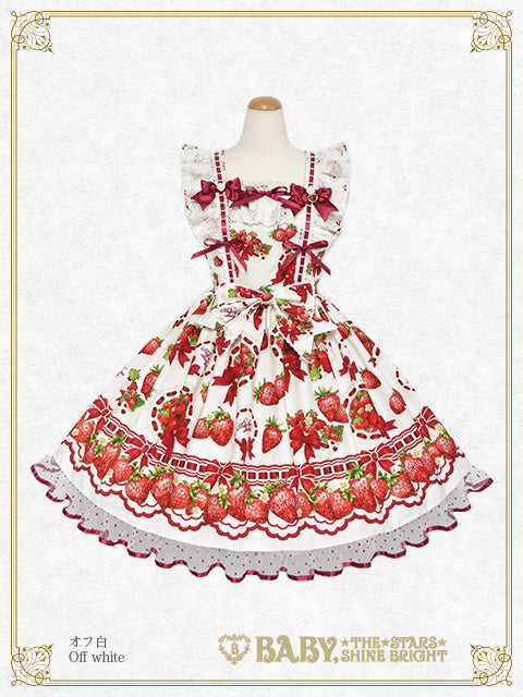 [Pre-order] Love’s Strawberry Afternoon Tea Jumper Skirt II