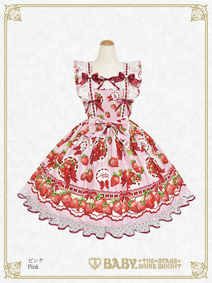 [Pre-order] Love’s Strawberry Afternoon Tea Jumper Skirt II