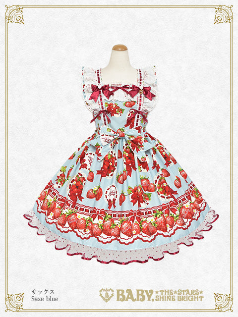 [Pre-order] Love’s Strawberry Afternoon Tea Jumper Skirt II