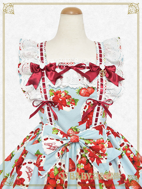 [Pre-order] Love’s Strawberry Afternoon Tea Jumper Skirt II