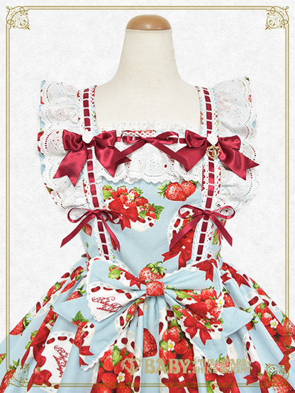 [Pre-order] Love’s Strawberry Afternoon Tea Jumper Skirt II