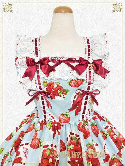 [Pre-order] Love’s Strawberry Afternoon Tea Jumper Skirt II