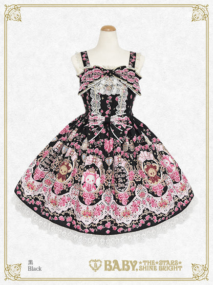 【予約】くみゃちゃんの La Princesse Éternelle柄 ジャンパースカートI