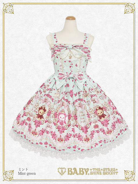 【予約】くみゃちゃんの La Princesse Éternelle柄 ジャンパースカートI