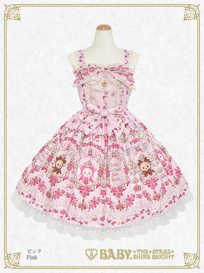 【予約】くみゃちゃんの La Princesse Éternelle柄 ジャンパースカートI