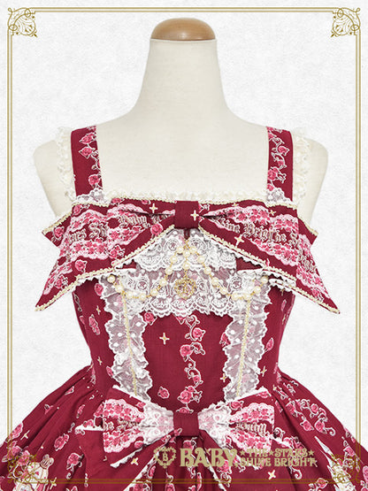 【予約】くみゃちゃんの La Princesse Éternelle柄 ジャンパースカートI