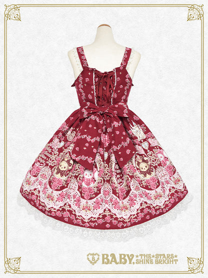 【予約】くみゃちゃんの La Princesse Éternelle柄 ジャンパースカートI