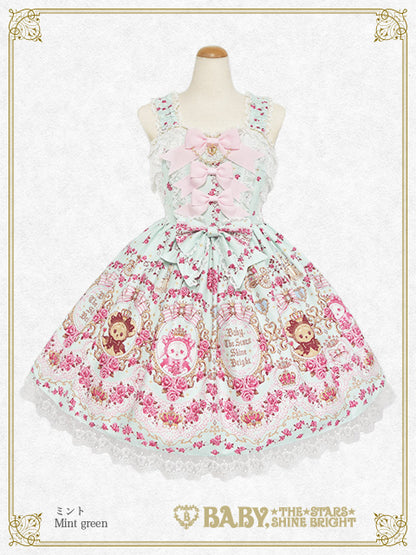 【予約】くみゃちゃんの La Princesse Éternelle柄 ジャンパースカートII