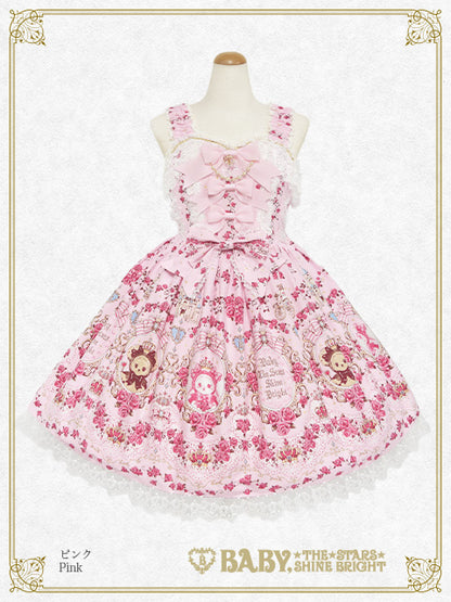 【予約】くみゃちゃんの La Princesse Éternelle柄 ジャンパースカートII