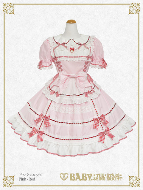 [Pre-order] Lovely hearty♡fairy-tale One-Piece Dress