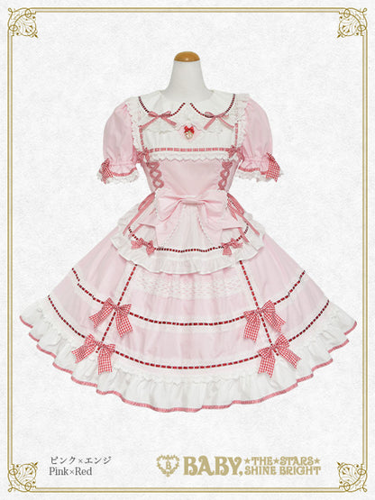 [Pre-order] Lovely hearty♡fairy-tale One-Piece Dress