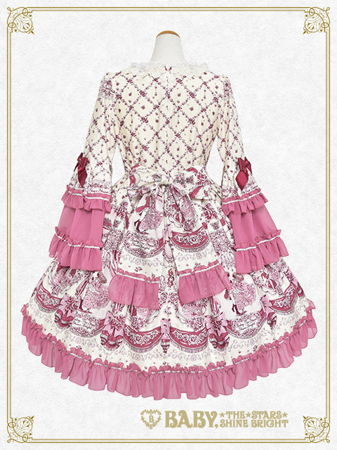 brotherhood　ディーラー様製1/4MDDプリンセスメイド　ピンク Cinderella〜きらめく魔法の舞踏会〜柄ワンピース – BABY, THE STARS